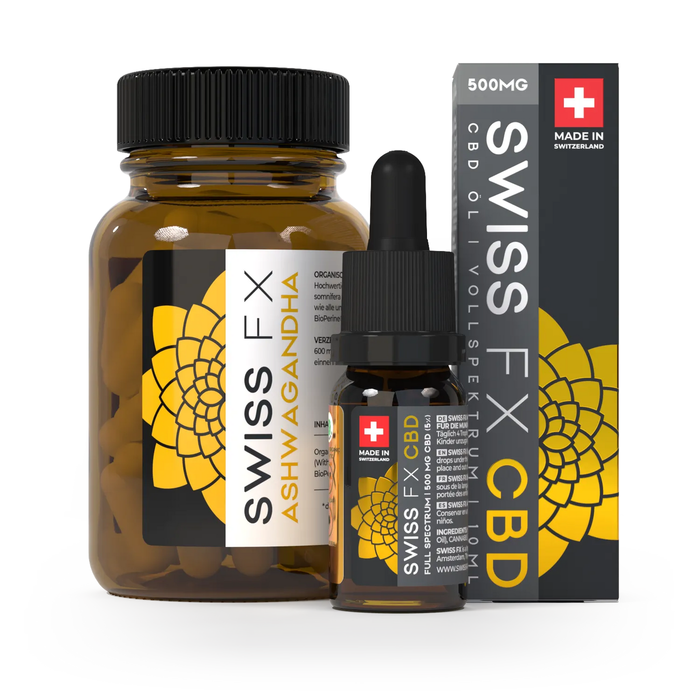 Ashwagandha + CBD Öl Vollspektrum