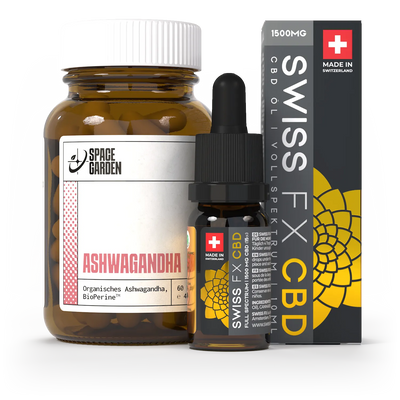 Ashwagandha + CBD Öl Vollspektrum