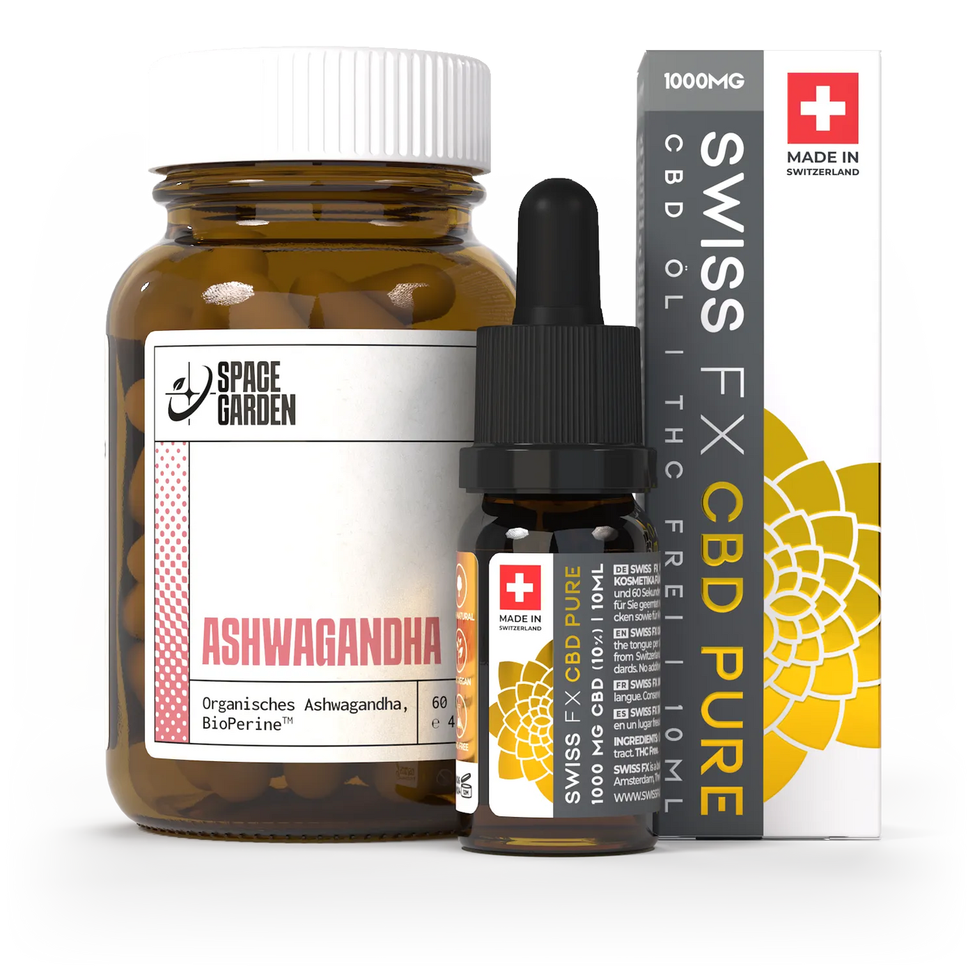 Ashwagandha + CBD Öl Pure