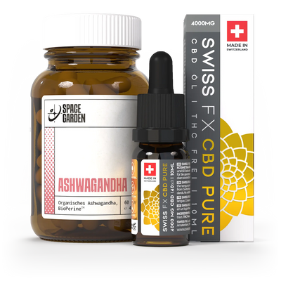 Ashwagandha + CBD Öl Pure