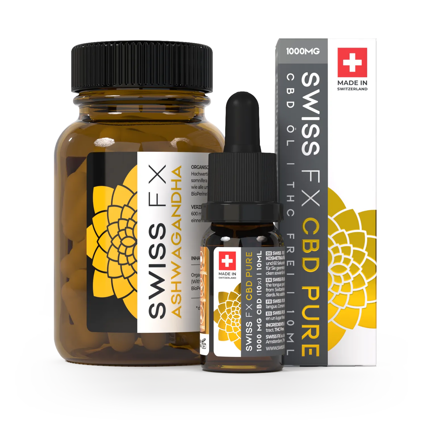 Ashwagandha + CBD Öl Pure