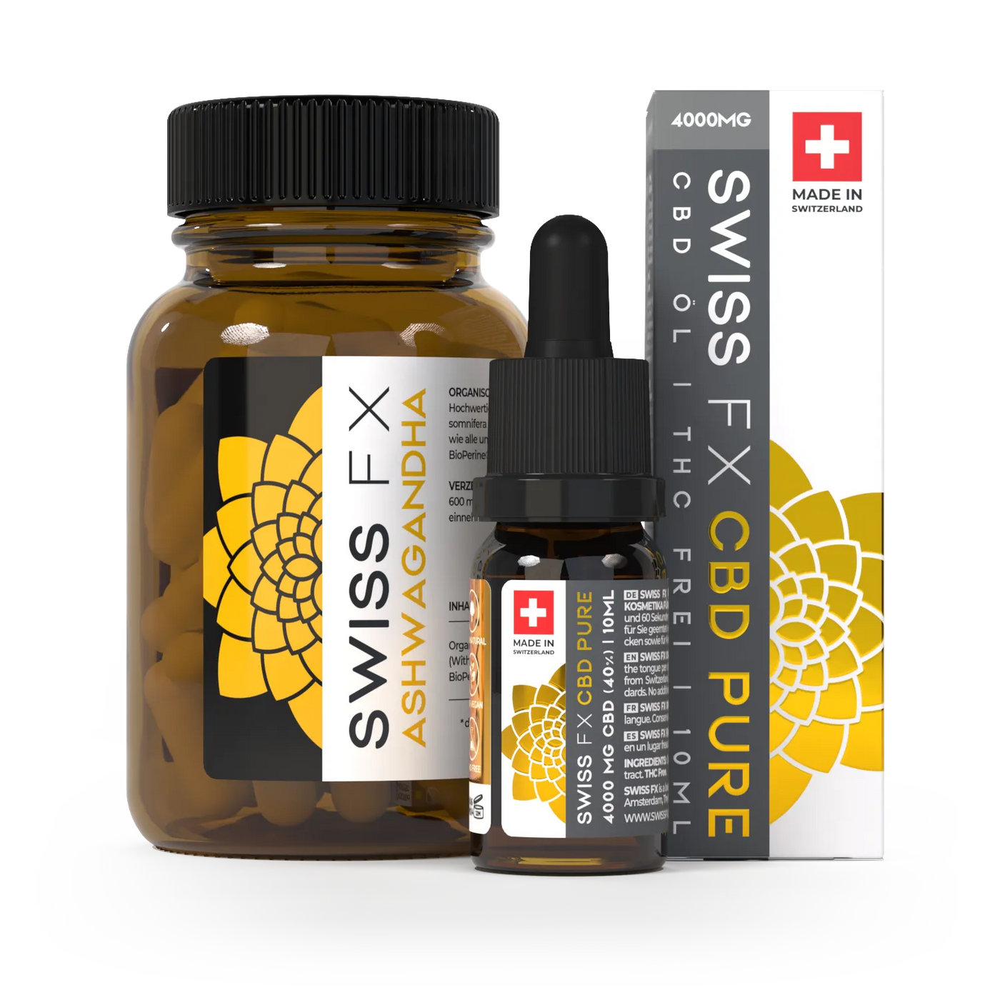 Ashwagandha + CBD Öl Pure