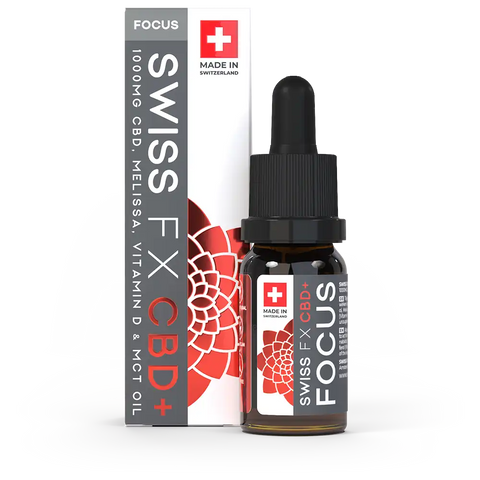 CBD Öl: FOCUS (mit Melissenextrakt & Vitamin D) | Jetzt kaufen – SWISS FX