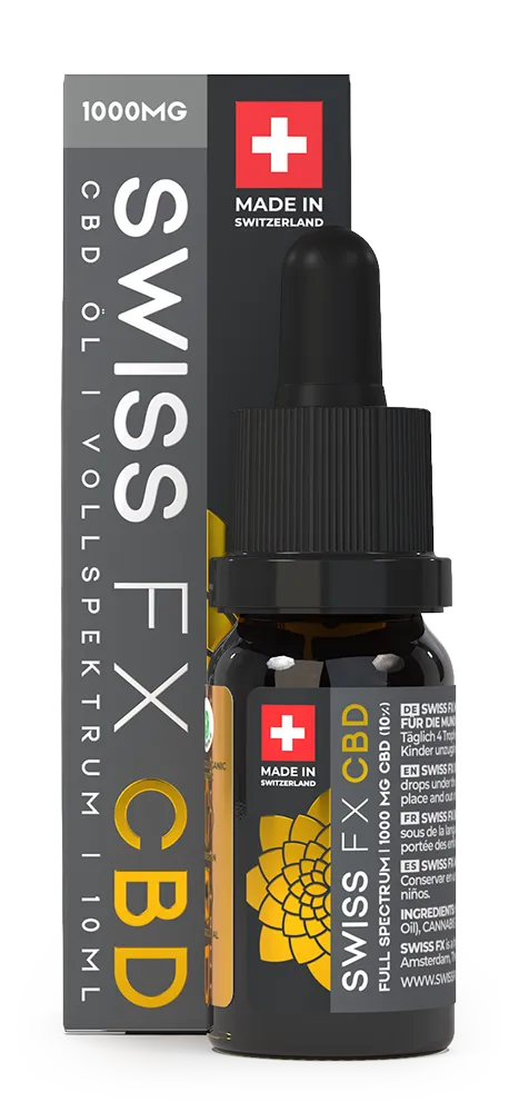 4x SWISS FX CBD Öl 10% mit 10 ml im 4-für-3-Angebot