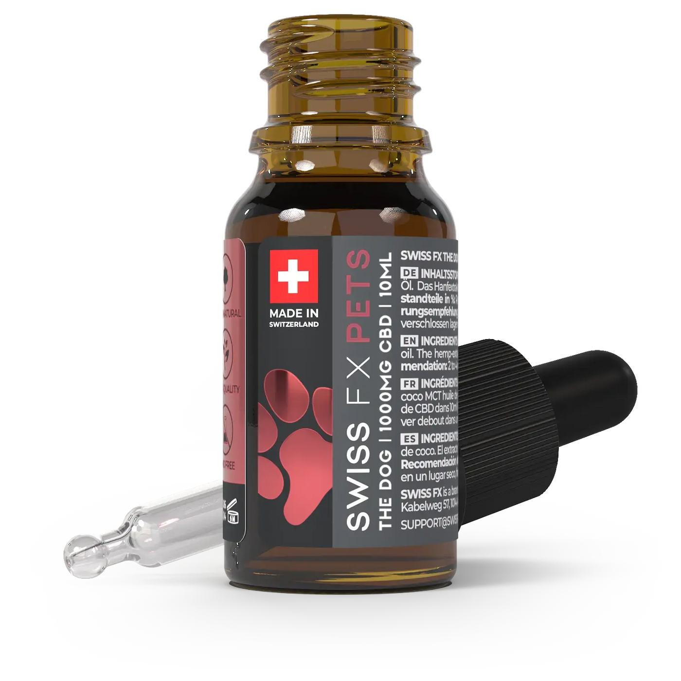 4x CBD Öl Hund Lachs (10% CBD)