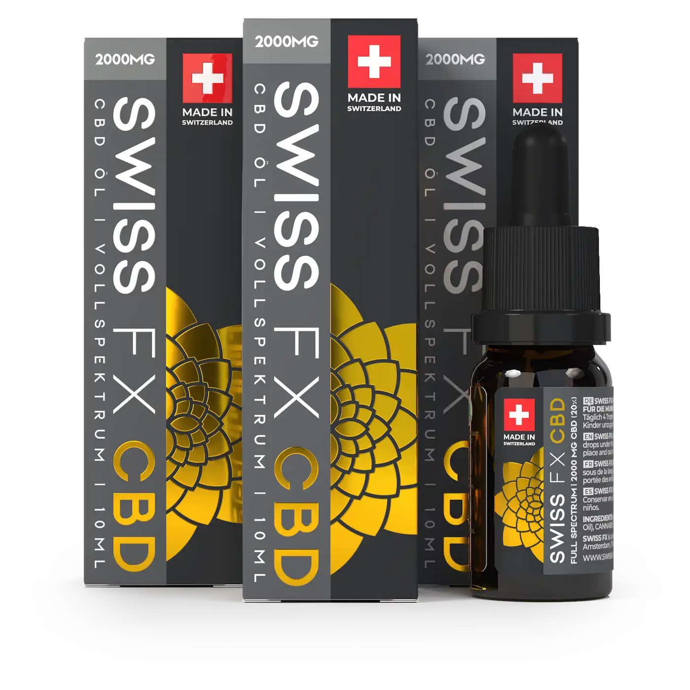 3x CBD ÖL 20% (10ml): 3 zum Preis von 2 Aktion!